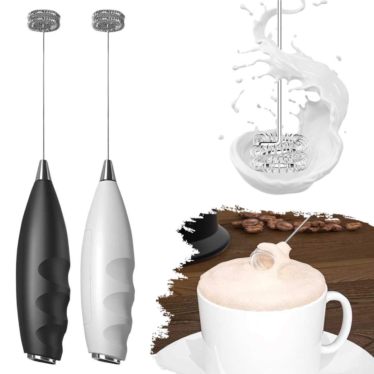 Kitchen Appliances Australia - Batedor Elétrico de Leite para Café,