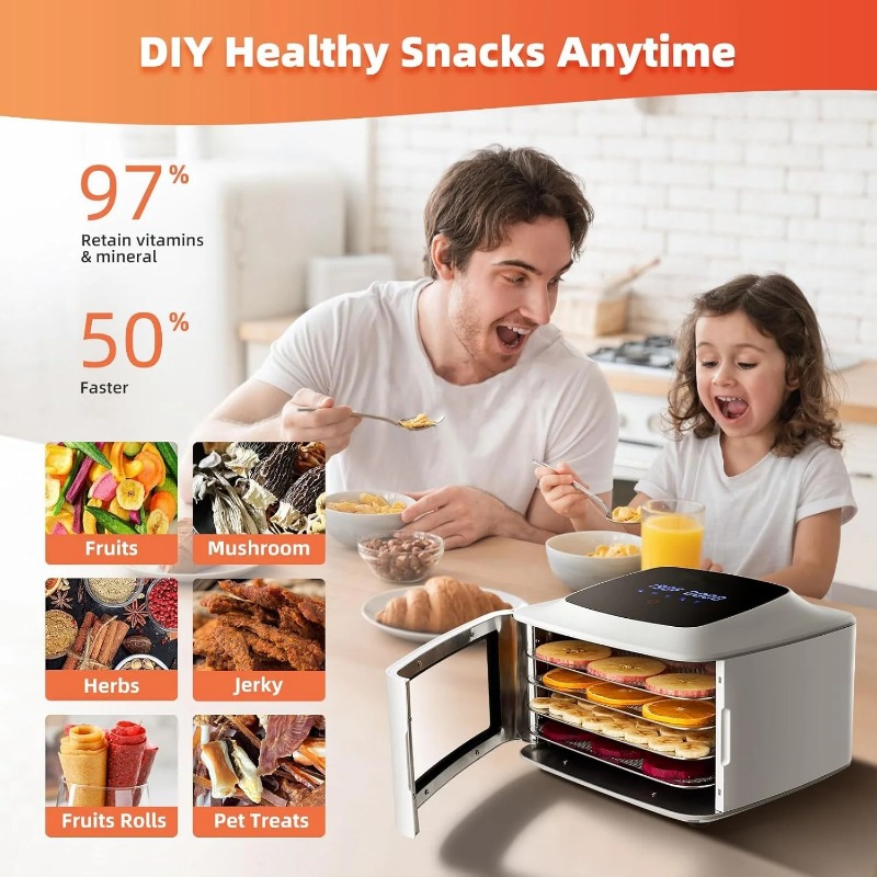 Desidratador digital de alimen - Dehydrator Tray Electric avaliação e preço